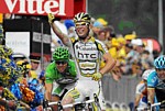 Mark Cavendish wins the 19th stage of the Tour de France 2009